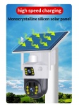 Solar automatic track voice talk water proof super clear cctv camera