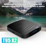 Amlogic s905x2 dualband 5g wifi internet BT media player T95X2